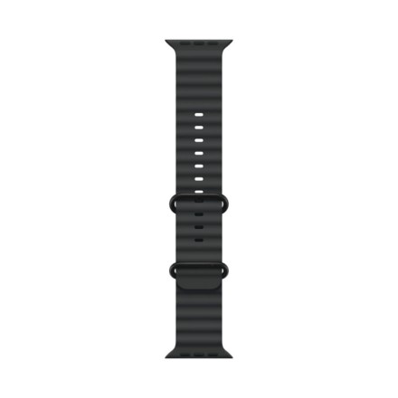Часы Apple Watch Ultra 3, 49 mm, Ocean Band (черный/черный)