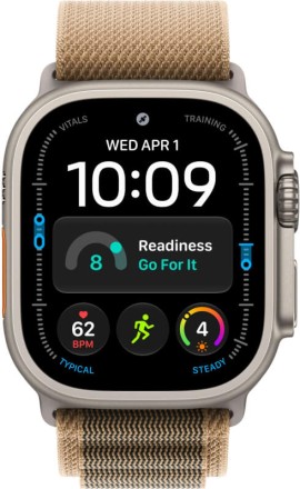 Умные часы Apple Watch Ultra 4, GPS+Cellular, 49 mm, Alpine Loop (титановый бежевый/песочный), размер M