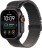 Умные часы Apple Watch Ultra 4, GPS+Cellular, 49 mm, Milanese Loop (титановый черный) размер M