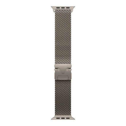 Умные часы Apple Watch Ultra 4, GPS+Cellular, 49 mm, Milanese Loop (титановый бежевый) размер M