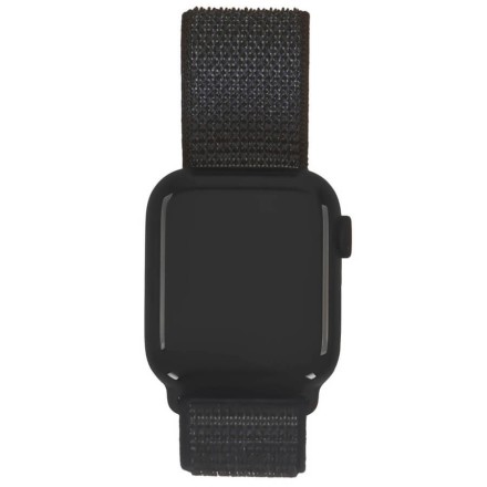 Часы Apple Watch SE 2, 44 мм ремешок Sport Loop (темная ночь/черный)